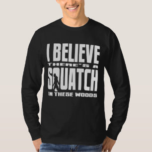Camiseta Preto - eu acredito que há uns SQUATCH nestas