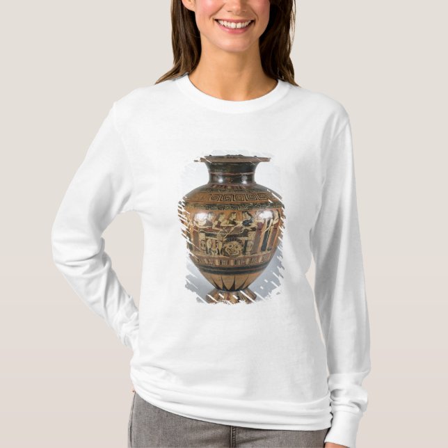 Camiseta Preto-figura hydria (Frente)