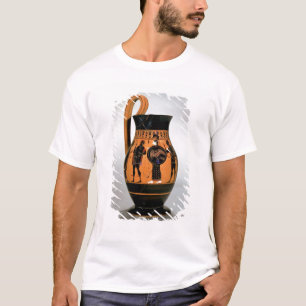 Camiseta Preto-figura olpe do sótão que descreve Athena