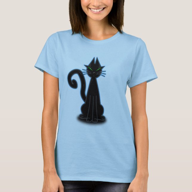 Camiseta Preto-gato (Frente)