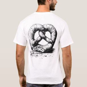 Camiseta Preto Impressão sem traço, prenszel frontal e tras