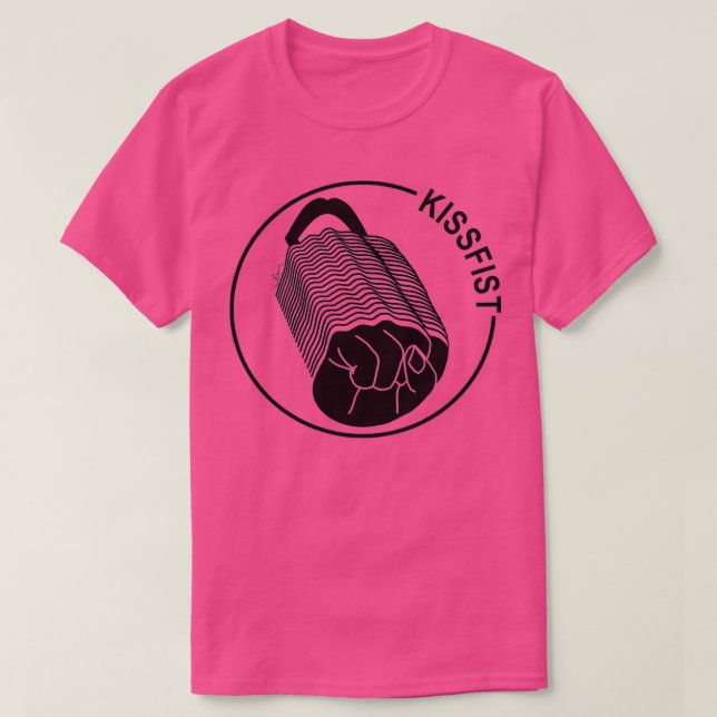 Camiseta Preto Kisspunt (Frente do Design)