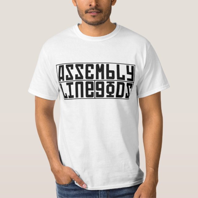 Camiseta Preto liso do logotipo (Frente)