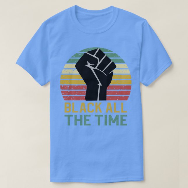 Camiseta Preto O Tempo Todo 2 (Frente do Design)
