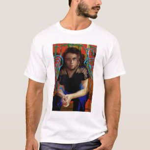Camiseta Preto órfão   Tatiana Maslany - colagem do cará