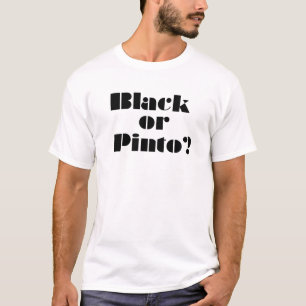 Camiseta Preto ou Pinto