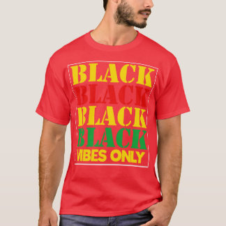 Camiseta Preto preto preto preto - somente vibrações