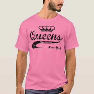 Camiseta Preto - Queens, Nova Iorque NYC