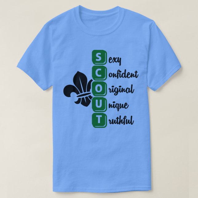 Camiseta preto SCOUT (Frente do Design)