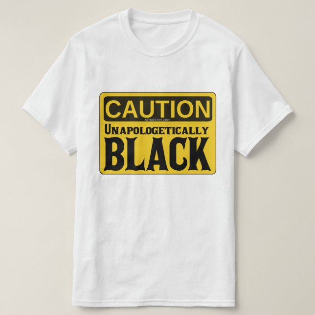Camiseta Preto sem desculpas (Frente do Design)