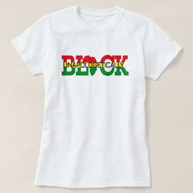 Camiseta Preto sem desculpas (Frente do Design)