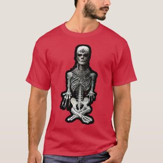 Camiseta PretoMetal Homunculus Skeleton Trabalho de arte 1