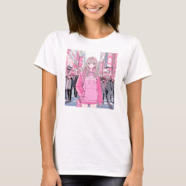 Camiseta Pretty Pink|寿司娘 Tシャツ GenerativeAI T-shirt