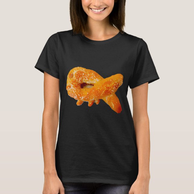 Camiseta Pretzel Peixe de Darwin (Frente)