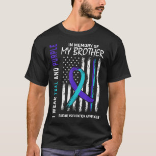 Camiseta Prevenção à Consciência do Suicídio de Irmão em Me