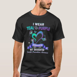 Camiseta Prevenção Ao Suicídio Eu Visto Memória Roxal D