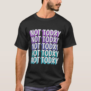 Camiseta Prevenção ao Suicídio Hoje Não Azul Roxo