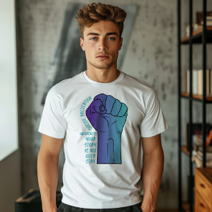 Camiseta Prevenção ao Suicídio Punho Forte