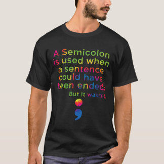 Camiseta Prevenção ao suicídio Sensibilização para a Depres