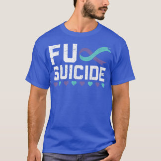 Camiseta Prevenção ao suicídio Sensibilização para a Depres