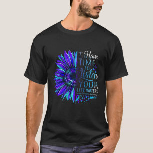 Camiseta Prevenção ao suicídio Sensibilização para os seus