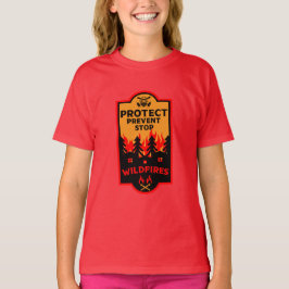 Camiseta Prevenção contra incêndios florestais
