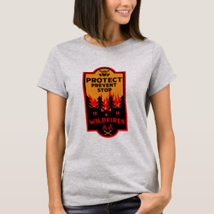 Camiseta Prevenção contra incêndios florestais