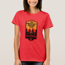 Camiseta Prevenção contra incêndios florestais