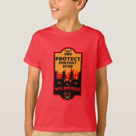 Camiseta Prevenção contra incêndios florestais