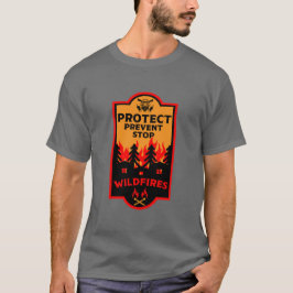 Camiseta Prevenção contra incêndios florestais