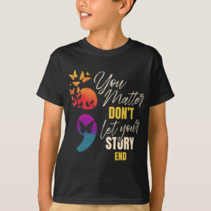 Camiseta Prevenção da Conscientização da Saúde Mental
