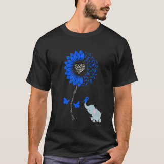 Camiseta Prevenção de Abuso Infantil Girassol Elefante Borb