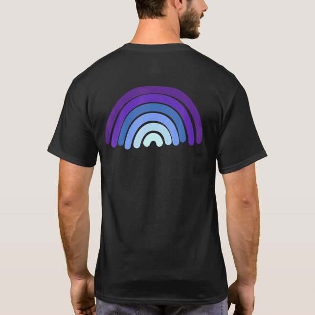 Camiseta Prevenção de Consciência Suicida Mês Crianças Pais (Verso)