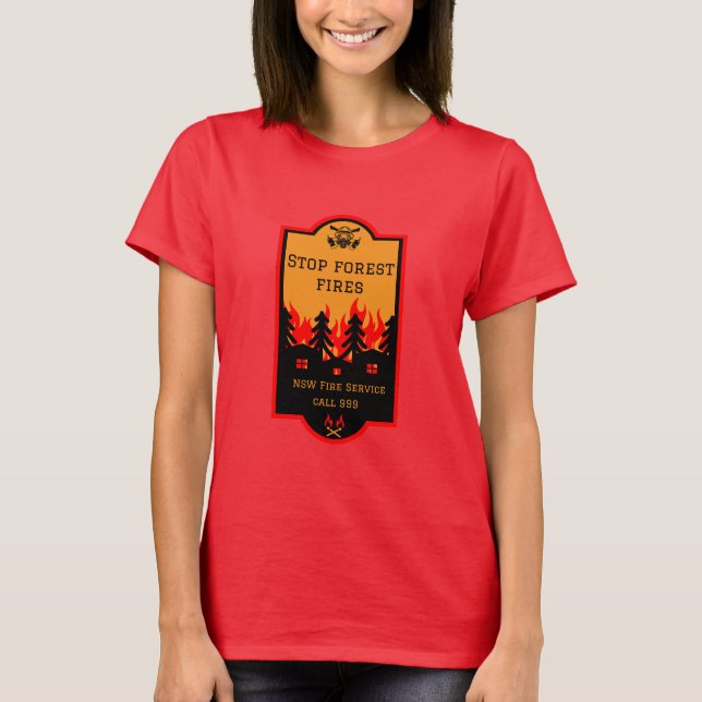 Camiseta Prevenção de Incêndios Florestais (Frente)