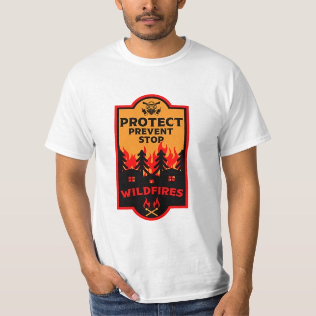 Camiseta Prevenção de Incêndios Florestais (Frente)