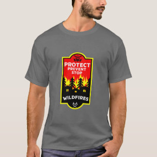 Camiseta Prevenção de Incêndios Florestais Bush