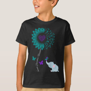 Camiseta Prevenção de Suicídio Saúde Mental Girassol Elefan