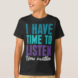 Camiseta Prevenção de Suicídio Você _ Eu Para Suporte
