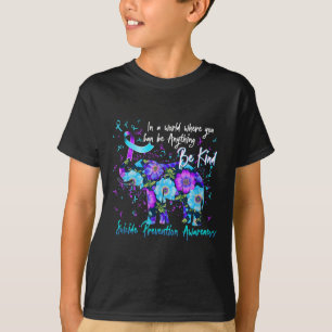 Camiseta Prevenção do Suicídio Conscientização Girassol Ele