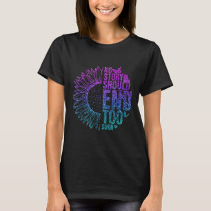 Camiseta Prevenção do Suicídio Conscientização Nenhuma Hist