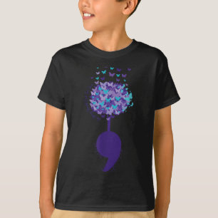 Camiseta Prevenção do Suicídio Conscientização Nenhuma Hist