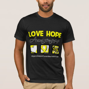 Camiseta Prevenção do suicídio da consciência da espera