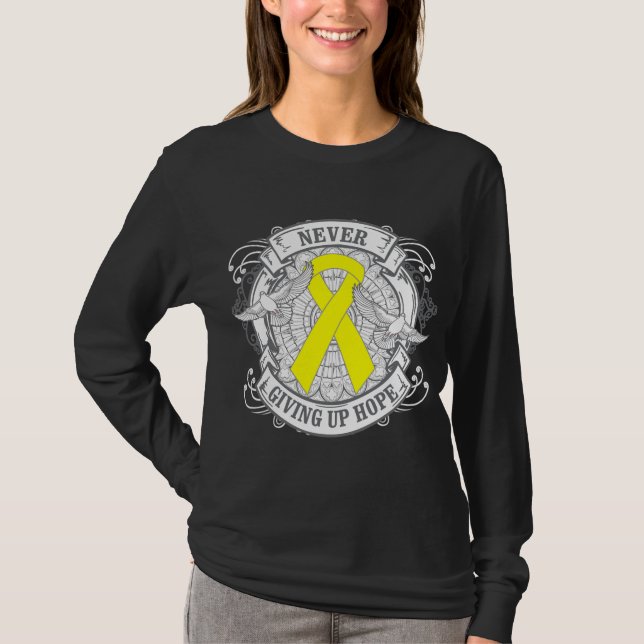 Camiseta Prevenção do suicídio nunca que dá acima a (Frente)