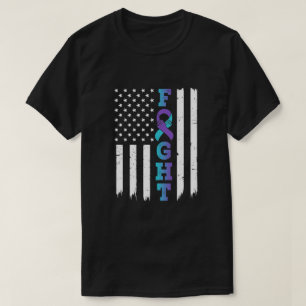 Camiseta Prevenção do suicídio Sensibilização da bande