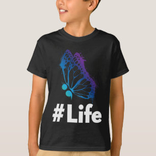 Camiseta Prevenção do suicídio Sensibilização O amor apoia