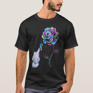 Camiseta Prevenção do suicídio Sensibilização Púrpura do So