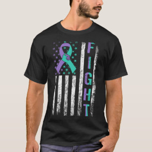 Camiseta Prevenção Sensibilização Sinalizador Roxo Roxo Rox