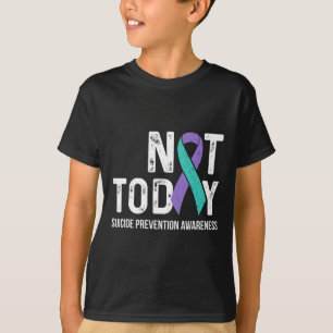 Camiseta Prevenção Suicida Sensibilização Teal E Roxo