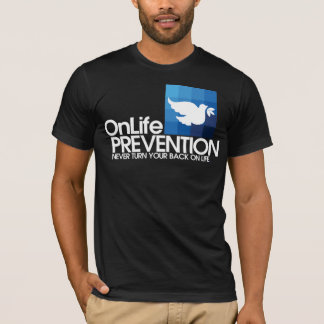 Camiseta Prevenção Ver de OnLife. Preto 2