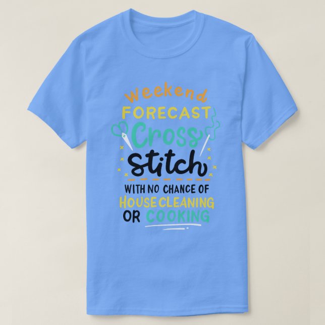 Camiseta Previsão de Fim de Semana (Frente do Design)
